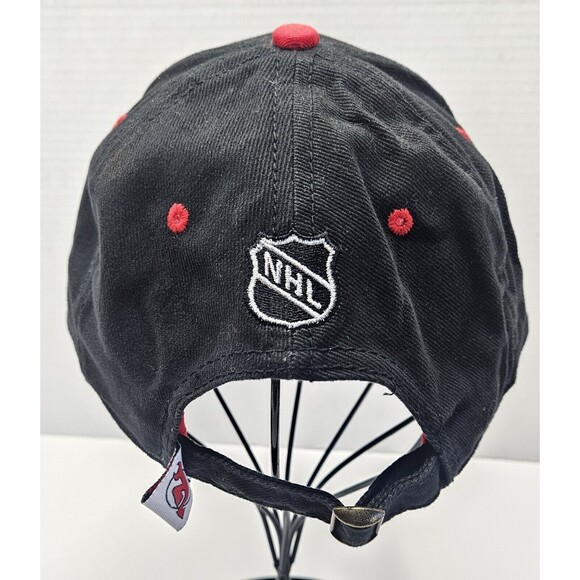 Vintage New Jersey Devils CCM Hockey Hat Cap Strapback NHL Black Men Adult Black - Picture 5 of 10